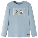 Vidaxl kindershirt met lange mouwen 128 lichtblauw
