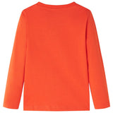 VidaXL Kindershirt met lange mouwen 92 feloranje
