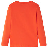Vidaxl kindershirt met lange mouwen 116 feloranje
