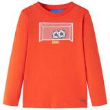 VidaXL Kindershirt met lange mouwen 140 feloranje