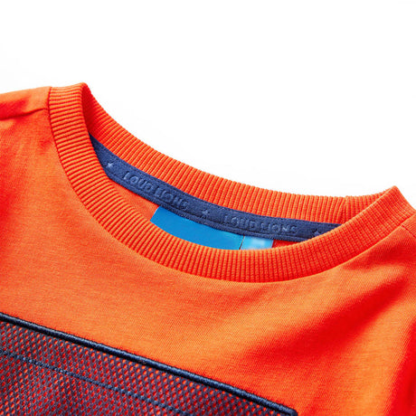 Vidaxl kindershirt met lange mouwen 104 feloranje