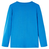 Vidaxl kindershirt met lange mouwen 128 kobaltblauw