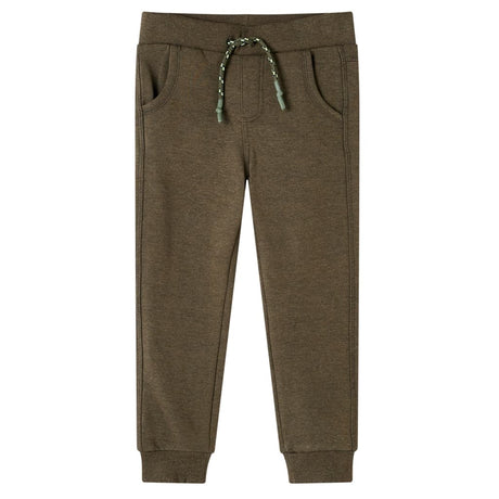 Vidaxl kinderjoggingbroek 128 gemêleerd kakikleurig