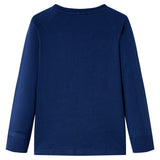 Vidaxl kindershirt met lange mouwen 116 marineblauw