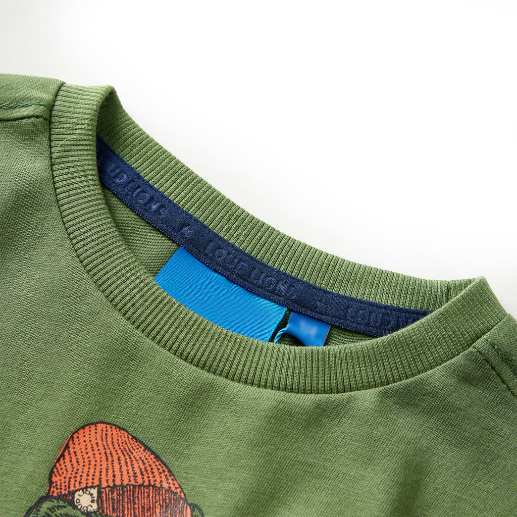Vidaxl kindershirt met lange mouwen 140 lichtkakikleurig