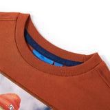 Vidaxl kindershirt met lange mouwen 140 oranjebruin