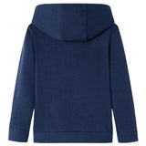 Vidaxl kindertrui met capuchon 116 gemêleerd marineblauw en oranje