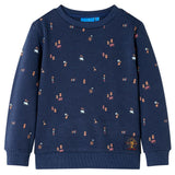 Vidaxl kindertrui 92 gemêleerd marineblauw