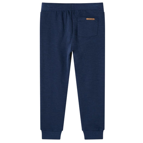Vidaxl kinderjoggingbroek 128 gemêleerd marineblauw