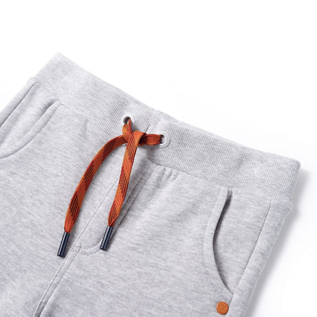 Vidaxl kinderjoggingbroek 92 gemêleerd grijs