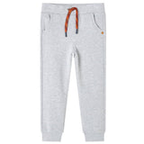 Vidaxl kinderjoggingbroek 104 gemêleerd grijs