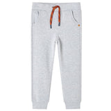 Vidaxl kinderjoggingbroek 116 gemêleerd grijs