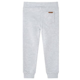 Vidaxl kinderjoggingbroek 116 gemêleerd grijs