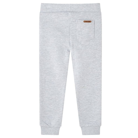 Vidaxl kinderjoggingbroek 116 gemêleerd grijs