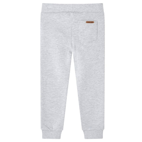 Vidaxl kinderjoggingbroek 128 gemêleerd grijs