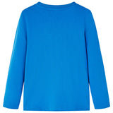 Vidaxl kindershirt met lange mouwen 128 kobaltblauw