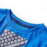 VidaXL Kindershirt met lange mouwen 140 kobaltblauw