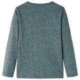 Vidaxl kindershirt met lange mouwen 116 gemêleerd donkergroen