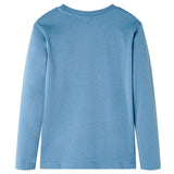 Vidaxl kindershirt met lange mouwen 104 medium blauw