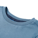 Vidaxl kindershirt met lange mouwen 116 medium blauw