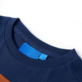 Vidaxl kindershirt met lange mouwen 116 marineblauw