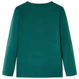 Vidaxl kindershirt met lange mouwen 140 groen