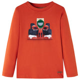 Vidaxl kindershirt met lange mouwen 140 oranje