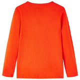 Vidaxl kindershirt met lange mouwen 104 felroranje