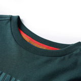 Vidaxl kindershirt met lange mouwen 128 donkergroen