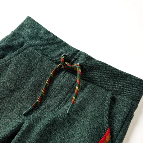 Vidaxl kinderjoggingbroek 92 donkergroen