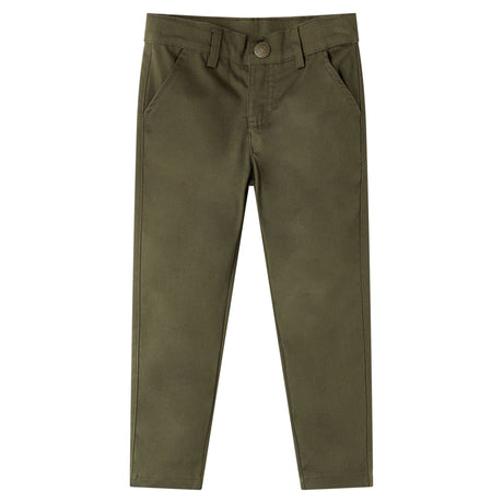 Vidaxl kinderbroek 92 kakikleurig