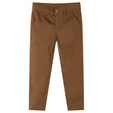Vidaxl kinderbroek 116 cognackleurig