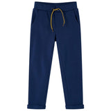 Vidaxl kinderbroek met trekkoord 116 marineblauw