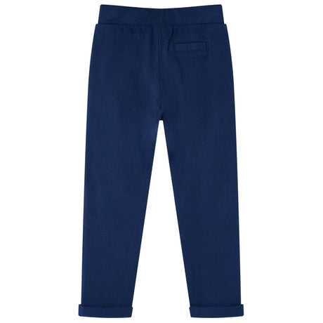 Vidaxl kinderbroek met trekkoord 116 marineblauw