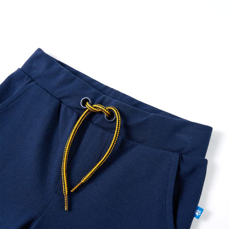 Vidaxl kinderbroek met trekkoord 116 marineblauw