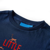 Vidaxl kindershirt met lange mouwen 116 marineblauw