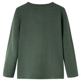 Vidaxl kindershirt met lange mouwen 104 donkergroen