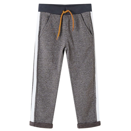 Vidaxl kinderjoggingbroek 116 gemêleerd donkergrijs