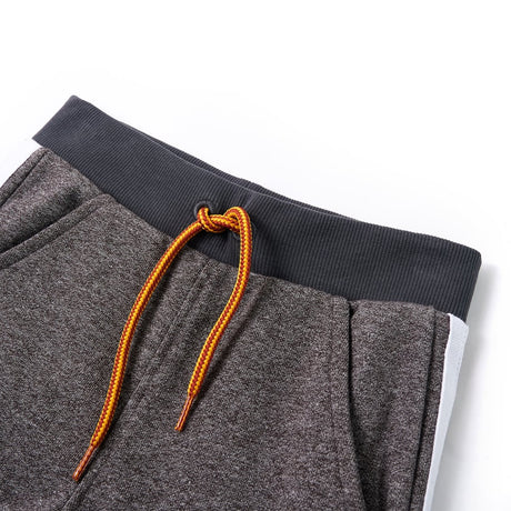 Vidaxl kinderjoggingbroek 128 gemêleerd donkergrijs