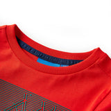 Vidaxl kindershirt met lange mouwen 104 rood