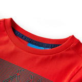 Vidaxl kindershirt met lange mouwen 116 rood