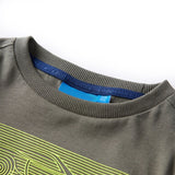 Vidaxl kindershirt met lange mouwen 116 kakikleurig