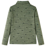 Vidaxl kindershirt 128 gemêleerd kakikleurig