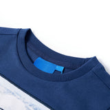Vidaxl kindershirt met lange mouwen 104 jeansblauw
