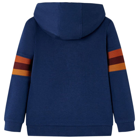 Vidaxl kindertrui met capuchon 104 marineblauw