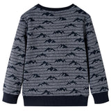Vidaxl kindertrui 140 gemêleerd marineblauw
