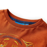 Vidaxl kindershirt met lange mouwen 128 lichtroestkleurig