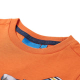 VidaXL Kindershirt met lange mouwen 140 donkeroranje