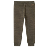 Vidaxl kinderjoggingbroek 92 gemêleerd donker kaki
