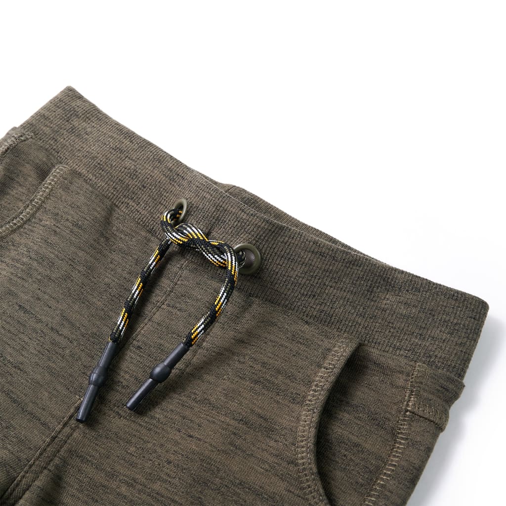 Vidaxl kinderjoggingbroek 116 gemêleerd donker kaki